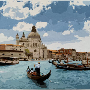 Pintura digital al óleo Venecia - magnífica
